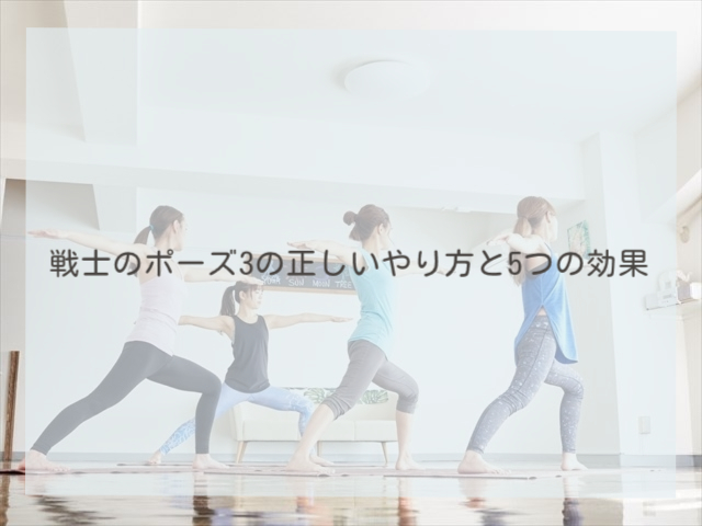 戦士のポーズ3